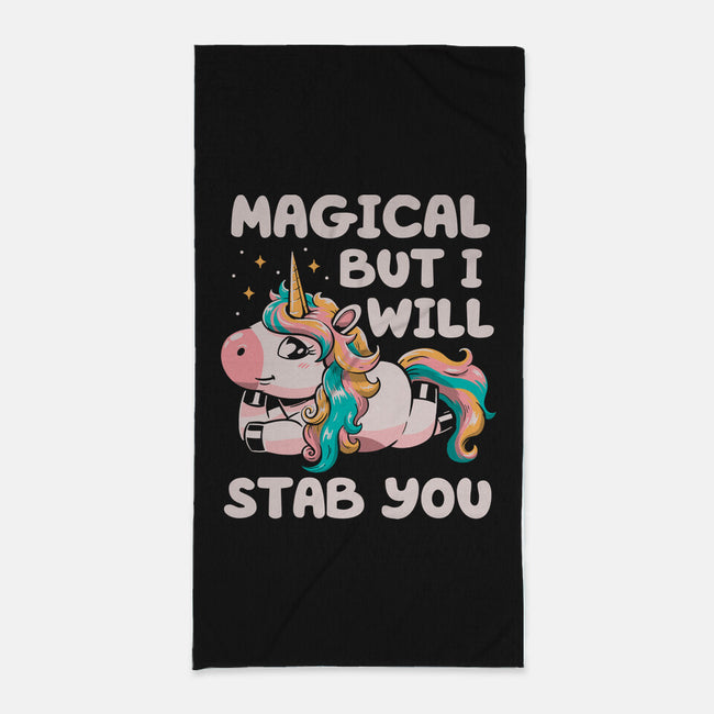 Magical But Will Stab You-None-Beach-Towel-koalastudio