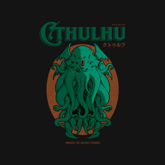 Cthulhu Magazine-None-Removable Cover-Throw Pillow-Hafaell