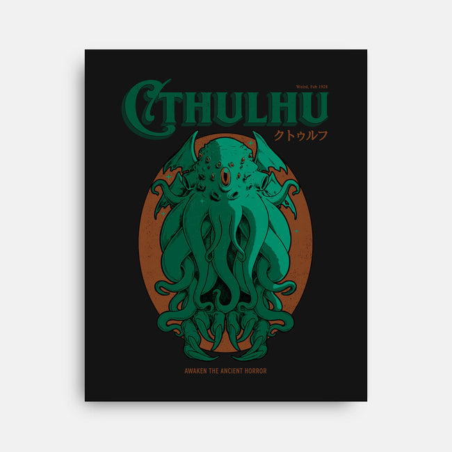 Cthulhu Magazine-None-Stretched-Canvas-Hafaell