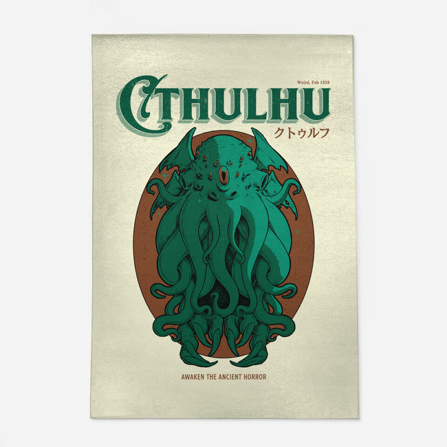 Cthulhu Magazine-None-Indoor-Rug-Hafaell