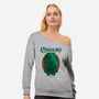 Cthulhu Magazine-Womens-Off Shoulder-Sweatshirt-Hafaell