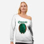 Cthulhu Magazine-Womens-Off Shoulder-Sweatshirt-Hafaell