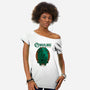 Cthulhu Magazine-Womens-Off Shoulder-Tee-Hafaell