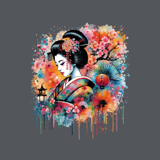 Geiko Watercolor-None-Beach-Towel-DrMonekers