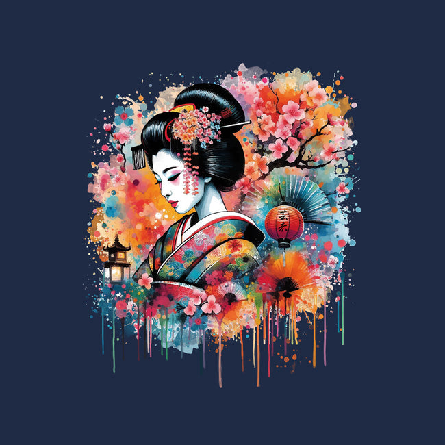 Geiko Watercolor-Womens-Racerback-Tank-DrMonekers