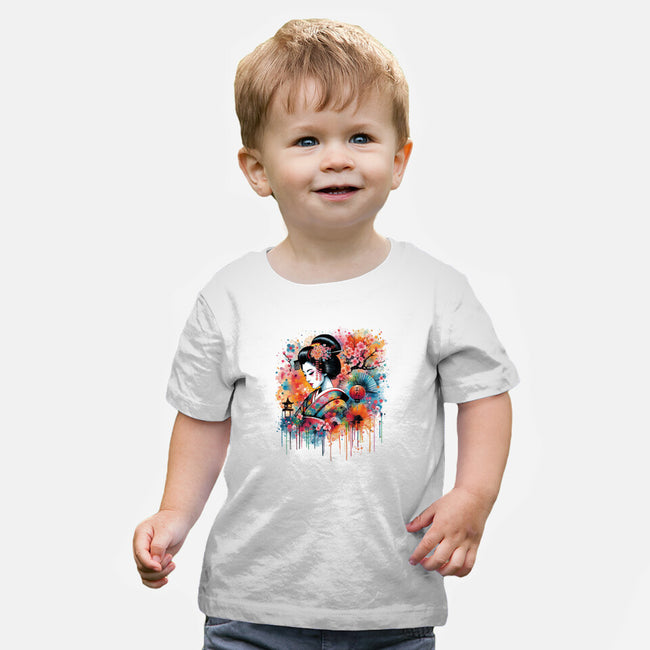 Geiko Watercolor-Baby-Basic-Tee-DrMonekers