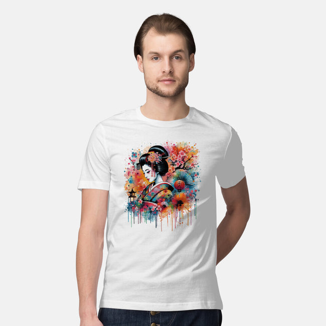 Geiko Watercolor-Mens-Premium-Tee-DrMonekers