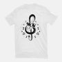 Violin Key Kittens-Womens-Basic-Tee-Vallina84