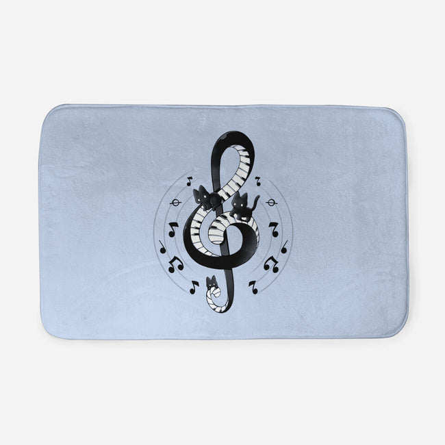 Violin Key Kittens-None-Memory Foam-Bath Mat-Vallina84