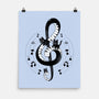 Violin Key Kittens-None-Matte-Poster-Vallina84