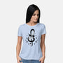 Violin Key Kittens-Womens-Basic-Tee-Vallina84