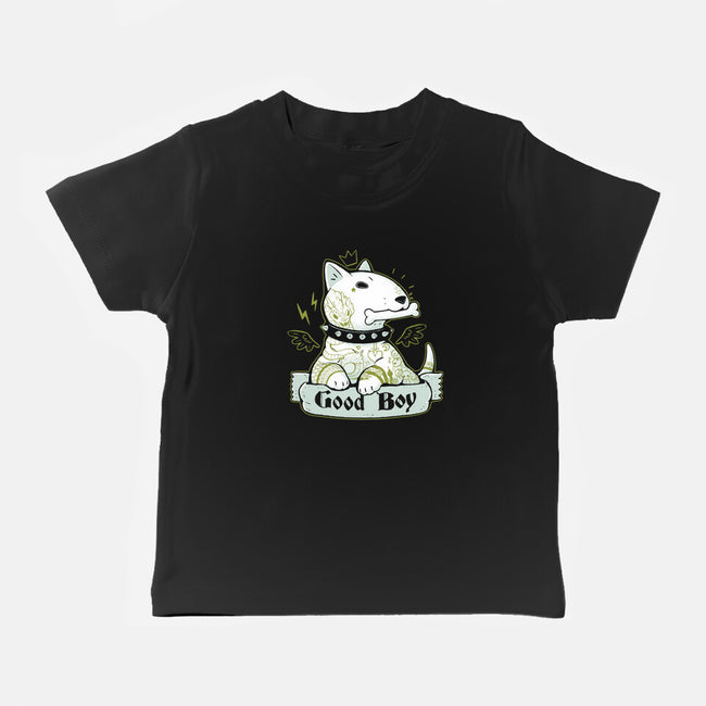 Bull Terrier Tattoo-Baby-Basic-Tee-xMorfina