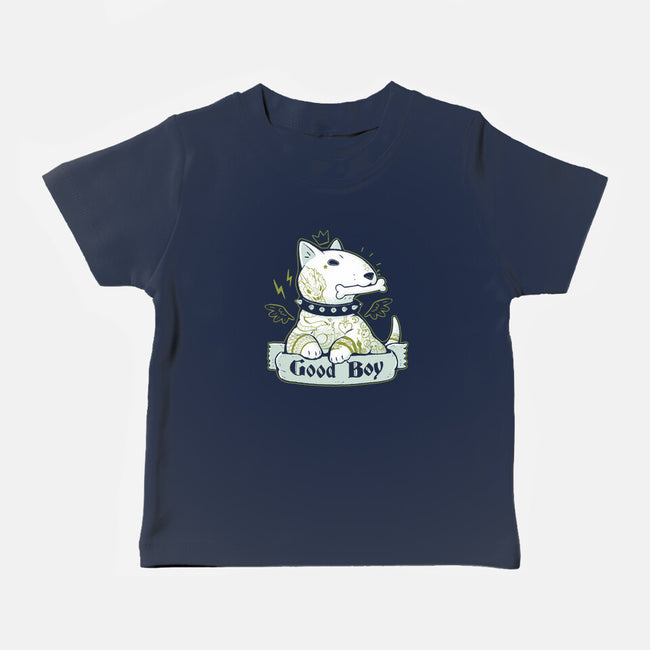 Bull Terrier Tattoo-Baby-Basic-Tee-xMorfina