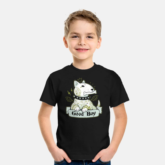 Bull Terrier Tattoo-Youth-Basic-Tee-xMorfina