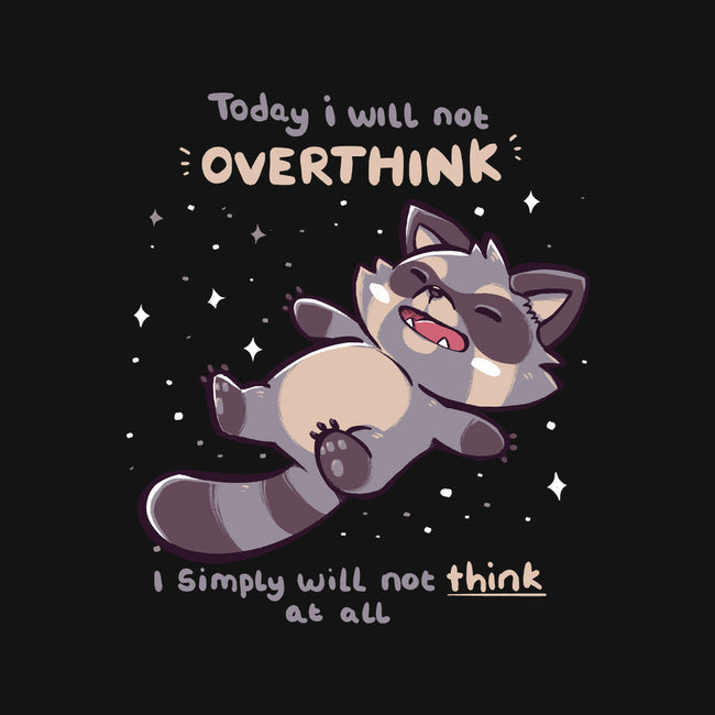 No Thoughts Raccoon-Mens-Heavyweight-Tee-TechraNova