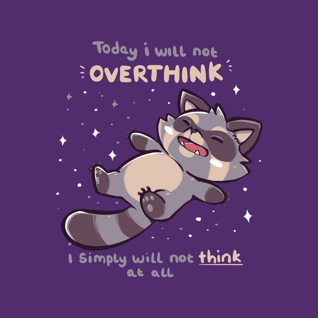 No Thoughts Raccoon-None-Stretched-Canvas-TechraNova