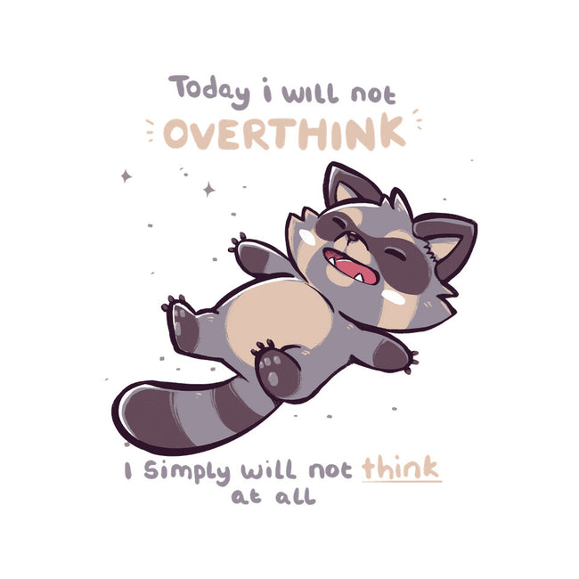 No Thoughts Raccoon-None-Matte-Poster-TechraNova