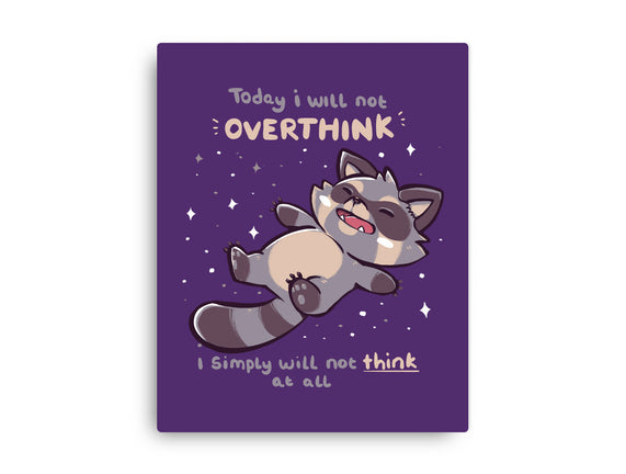 No Thoughts Raccoon