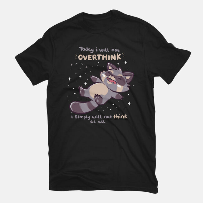 No Thoughts Raccoon-Youth-Basic-Tee-TechraNova