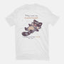 No Thoughts Raccoon-Mens-Basic-Tee-TechraNova