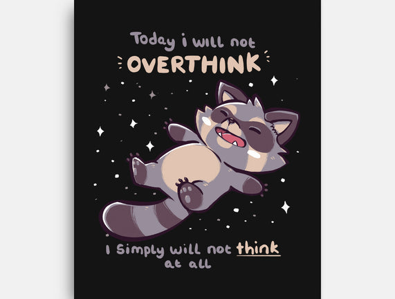 No Thoughts Raccoon