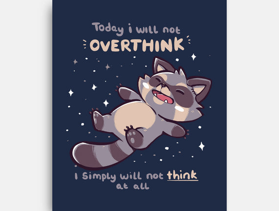 No Thoughts Raccoon