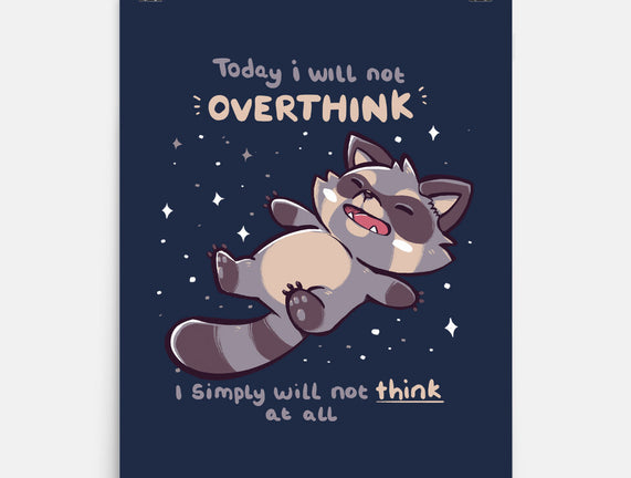 No Thoughts Raccoon