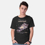 No Thoughts Raccoon-Mens-Basic-Tee-TechraNova