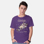 No Thoughts Raccoon-Mens-Basic-Tee-TechraNova