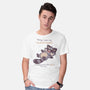 No Thoughts Raccoon-Mens-Basic-Tee-TechraNova