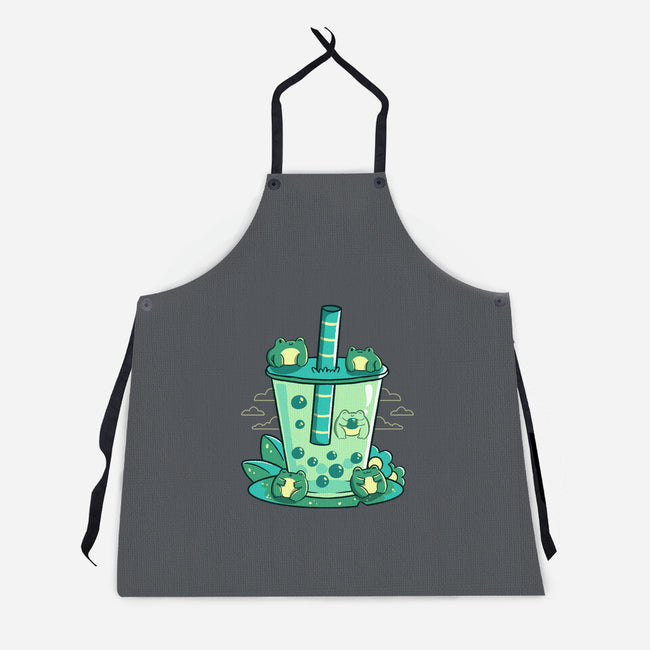 Bubble Toad-Unisex-Kitchen-Apron-tobefonseca