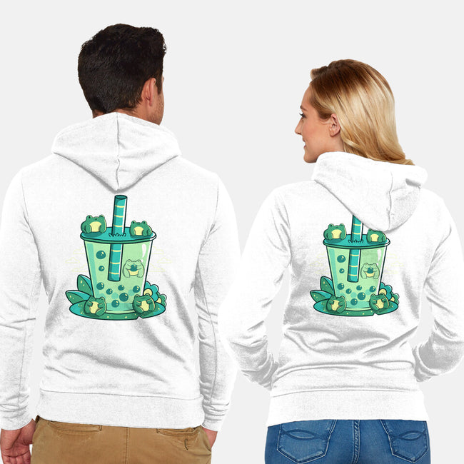 Bubble Toad-Unisex-Zip-Up-Sweatshirt-tobefonseca