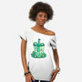 Bubble Toad-Womens-Off Shoulder-Tee-tobefonseca