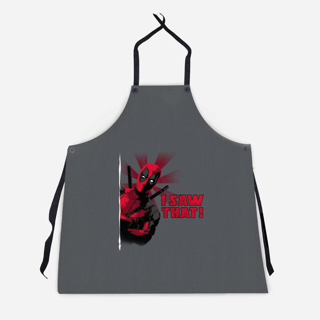 Hey I Saw That-Unisex-Kitchen-Apron-rocketman_art