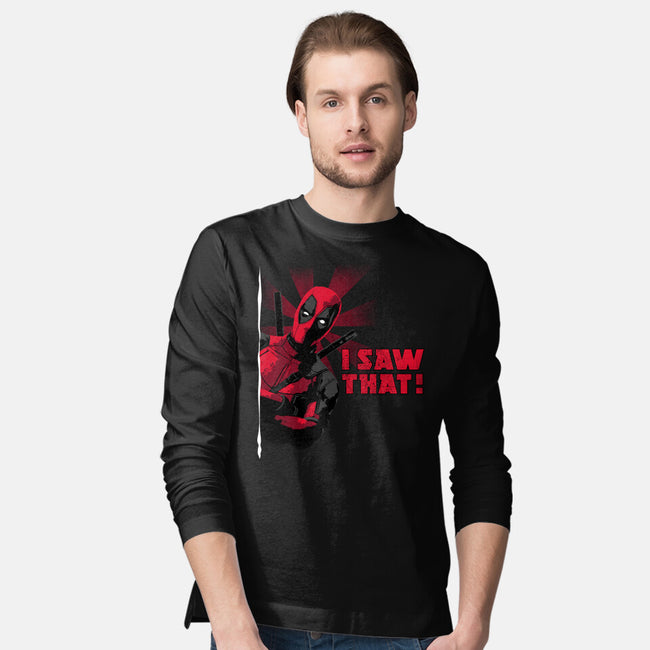 Hey I Saw That-Mens-Long Sleeved-Tee-rocketman_art