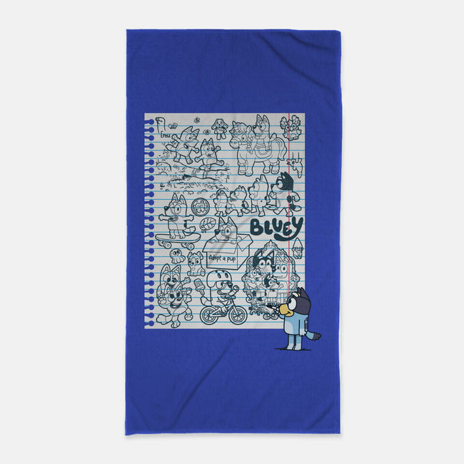 Doodle Heeler-None-Beach-Towel-Xentee