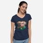 Forest Dreamers-Womens-V-Neck-Tee-Bruno Mota