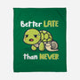 Better Late Than Never-None-Fleece-Blanket-Freecheese