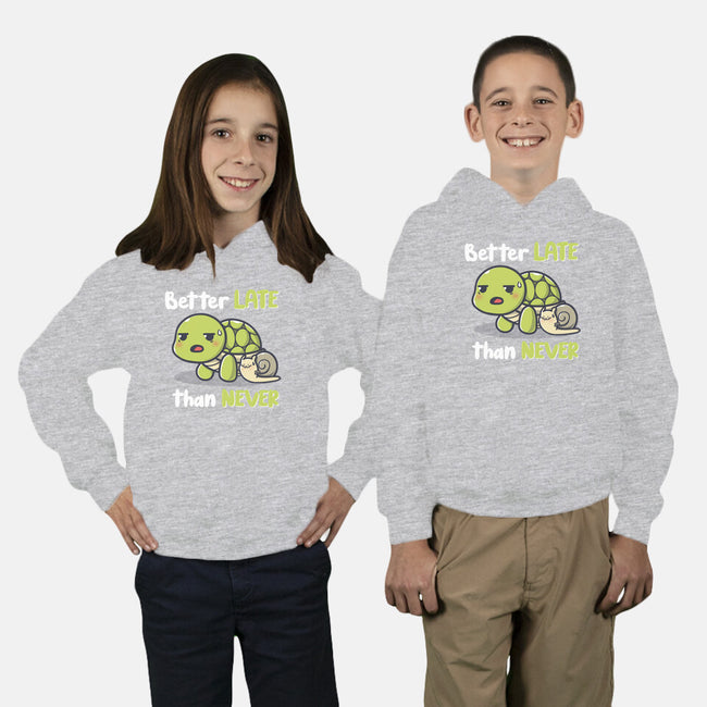 Better Late Than Never-Youth-Pullover-Sweatshirt-Freecheese