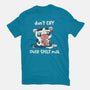 Don't Cry Please-Mens-Heavyweight-Tee-Freecheese