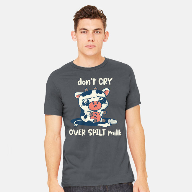 Don't Cry Please-Mens-Heavyweight-Tee-Freecheese