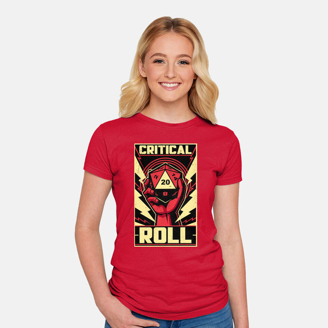 Critical Roll RPG Revolution-Womens-Fitted-Tee-Studio Mootant