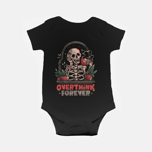 Overthink Forever-Baby-Basic-Onesie-eduely