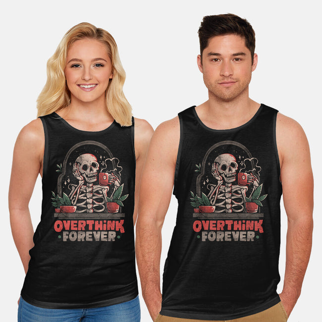 Overthink Forever-Unisex-Basic-Tank-eduely