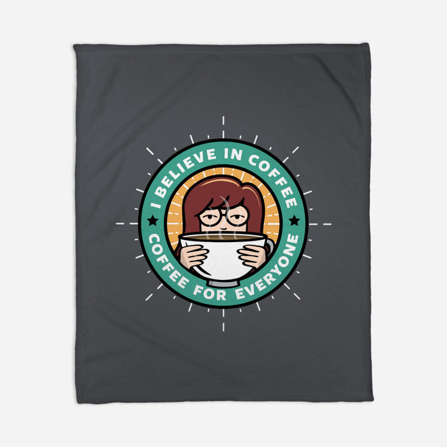 Coffee For Everyone-None-Fleece-Blanket-katiestack.art