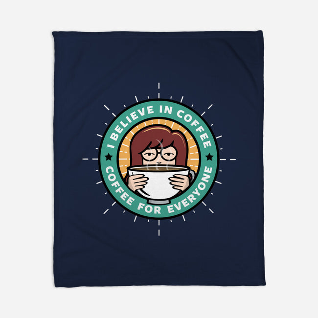 Coffee For Everyone-None-Fleece-Blanket-katiestack.art