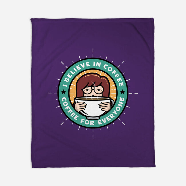 Coffee For Everyone-None-Fleece-Blanket-katiestack.art