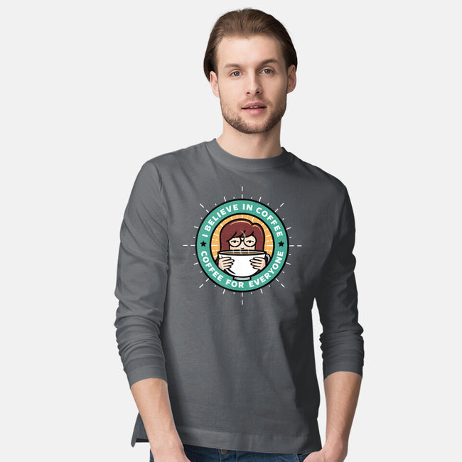 Coffee For Everyone-Mens-Long Sleeved-Tee-katiestack.art