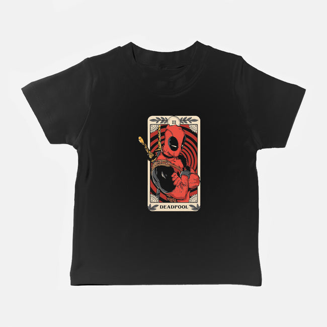 Deadpool Tarot-Baby-Basic-Tee-turborat14