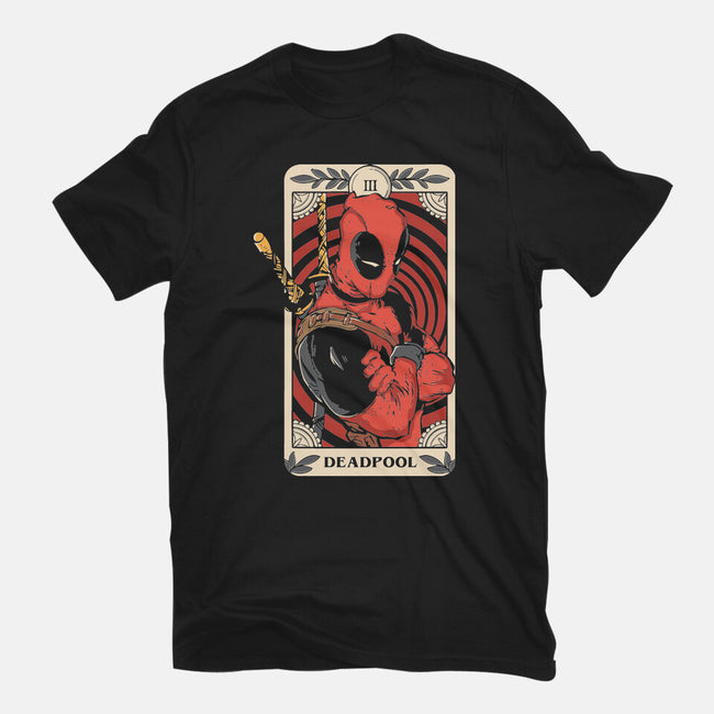 Deadpool Tarot-Unisex-Basic-Tee-turborat14